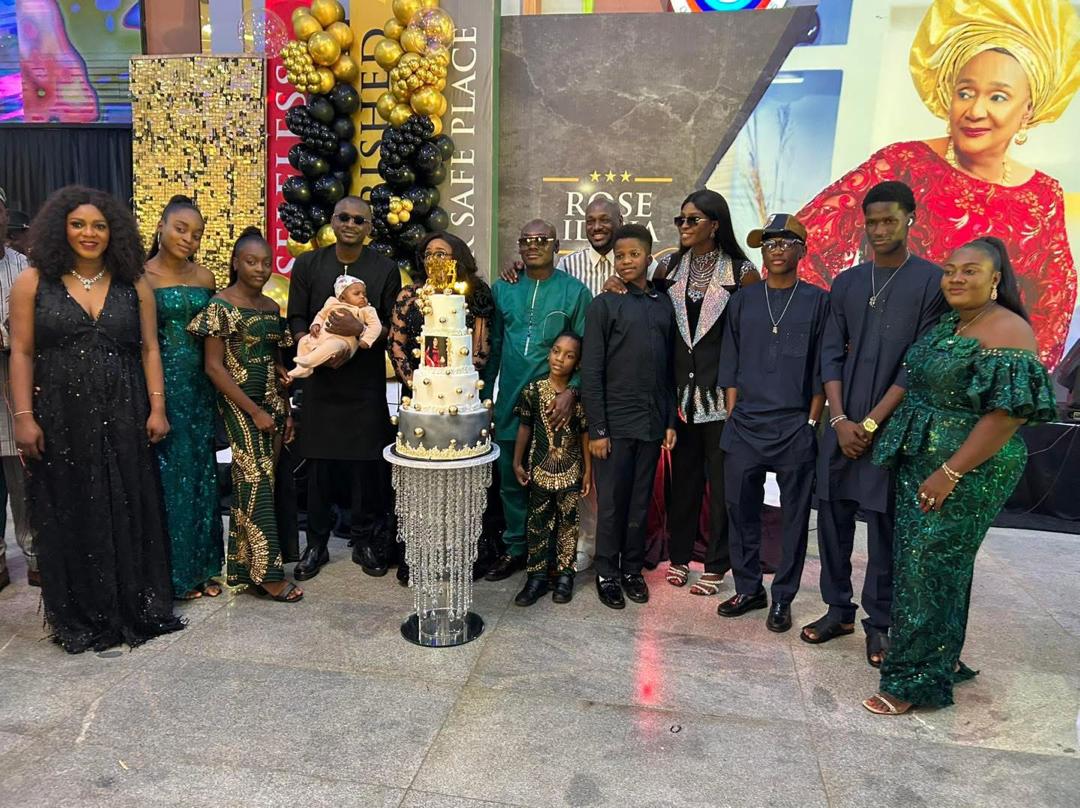 Photos and videos from singer 2Face Idibia?s mum?s 70th birthday party